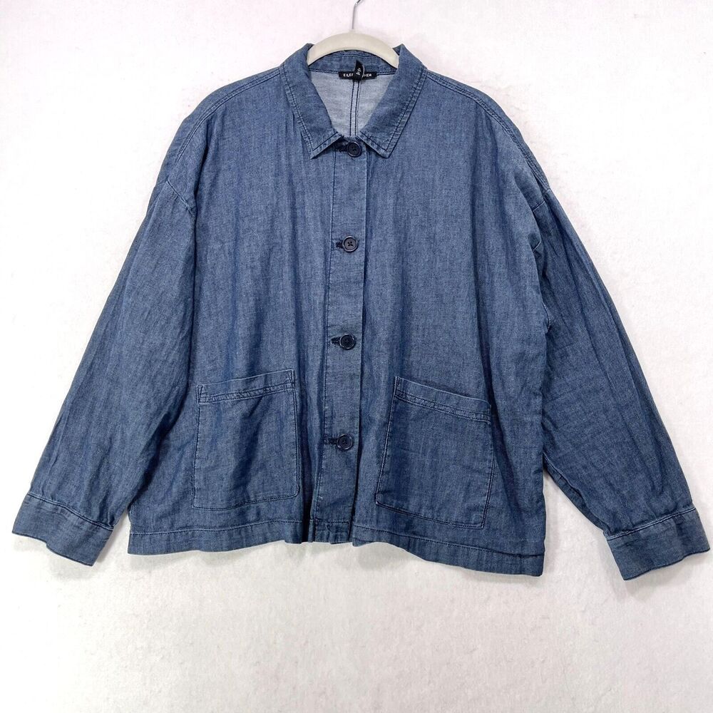 Eileen Fisher Indigo Jean Jacket